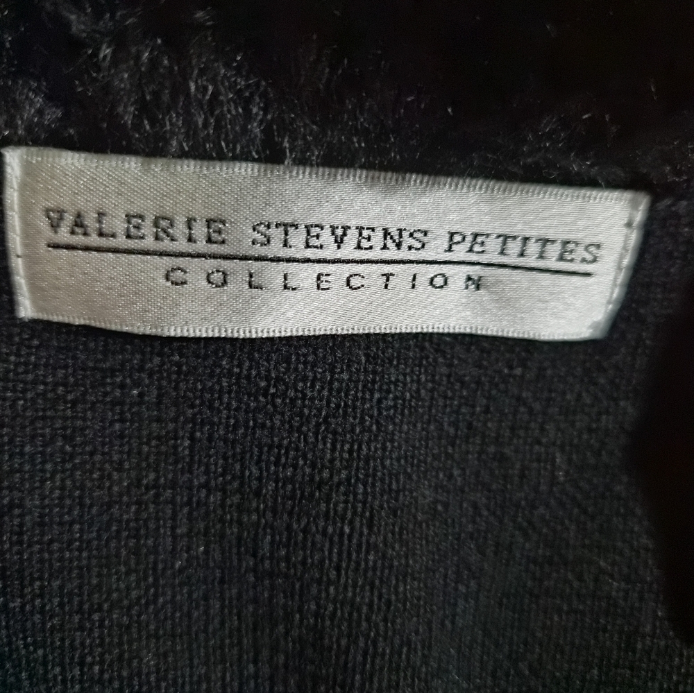 Valerie Stevens Petites | 100% Merino Extra-Fine Wool Cardigan PL - Picture 3 of 9
